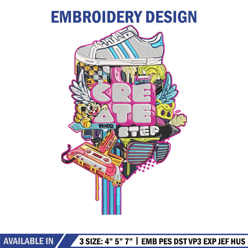 Adidas art Embroidery Design, Adidas Embroidery, Embroidery File, Anime Embroidery, Anime shirt, Digital download..jpg