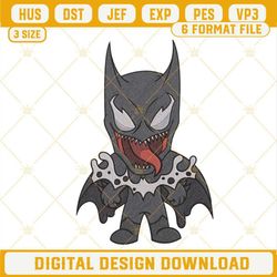 Batman Venom Machine Embroidery Design, Halloween Batman Embroidery File.jpg