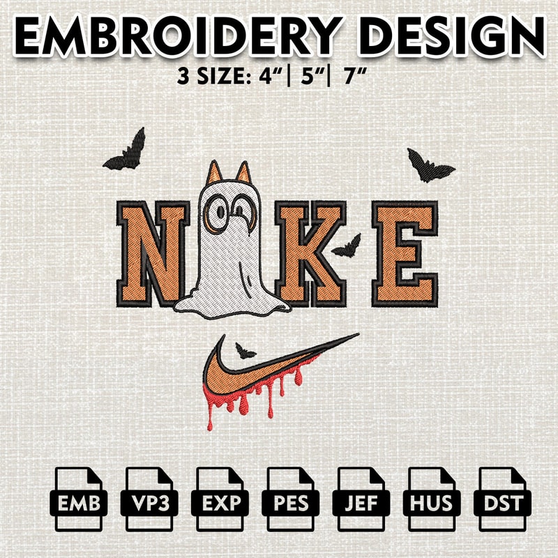 Bluey Machine Embroidery Designs, Horror Character Halloween Embroidery Designs, Bluey Halloween, Embroidery Files.jpg