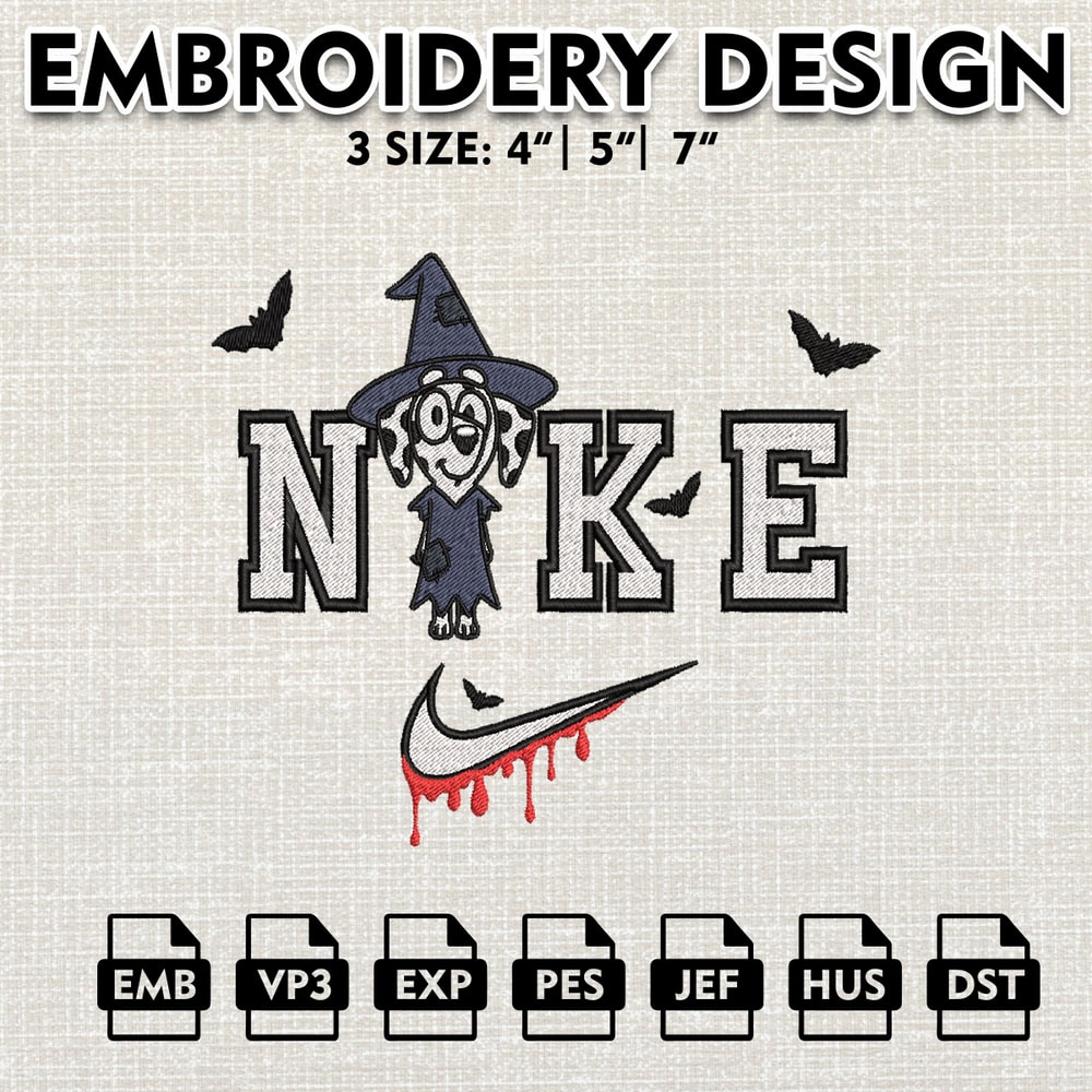 Halloween Embroidery Files, Bluey Halloween, Bluey Chloe Halloween Embroidery Designs, Bluey Machine Embroidery Designs.jpg