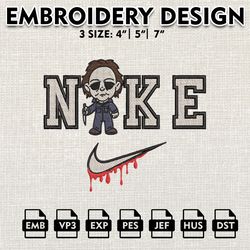 halloween horror character, machine embroidery patt,michael myers embroidery designs, horror character embroidery files