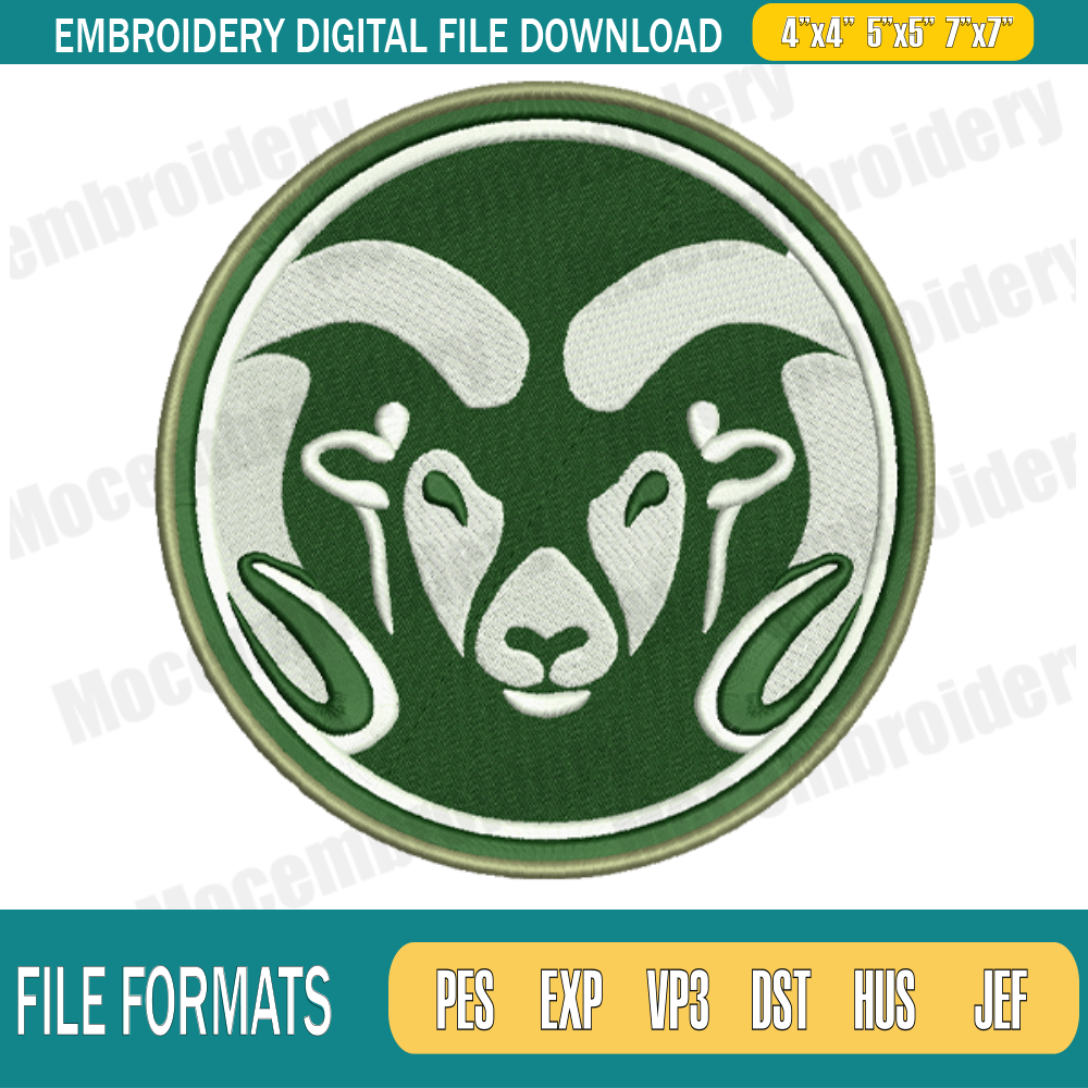 Colorado State Rams Embroidery Designs, NCAA Embroidery Design File Instant Download.png