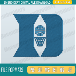 Duke Blue Devils Embroidery Designs, NCAA Logo Embroidery Files, Machine Embroidery Patter200
