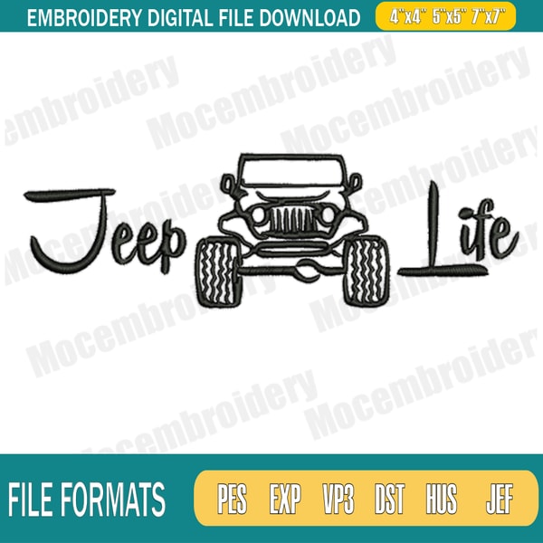Jeep Life Embroidery Designs, Jeep Logo Embroidery Design File Instant Download.png