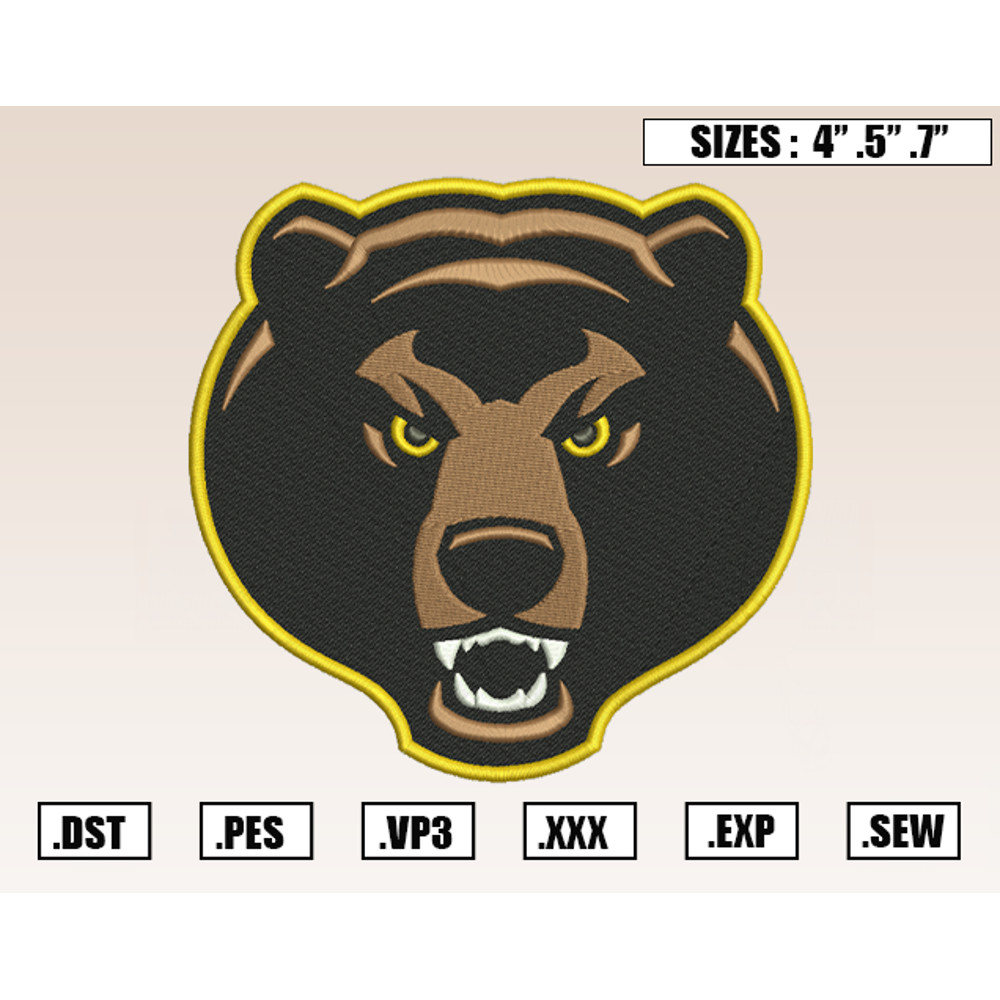Baylor Bears Mascot Embroidery Designs, NCAA Embroidery Design File Instant Download.png