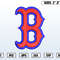 Boston Red Sox Logo 3D Embroidery Designs, MLB Logo Embroidery Files, Machine Embroidery Design File, Digital Download.png