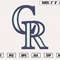 Colorado Rockies Embroidery Designs, MLB Logo Embroidery Files, Machine Embroidery Design File, Digital Download.png