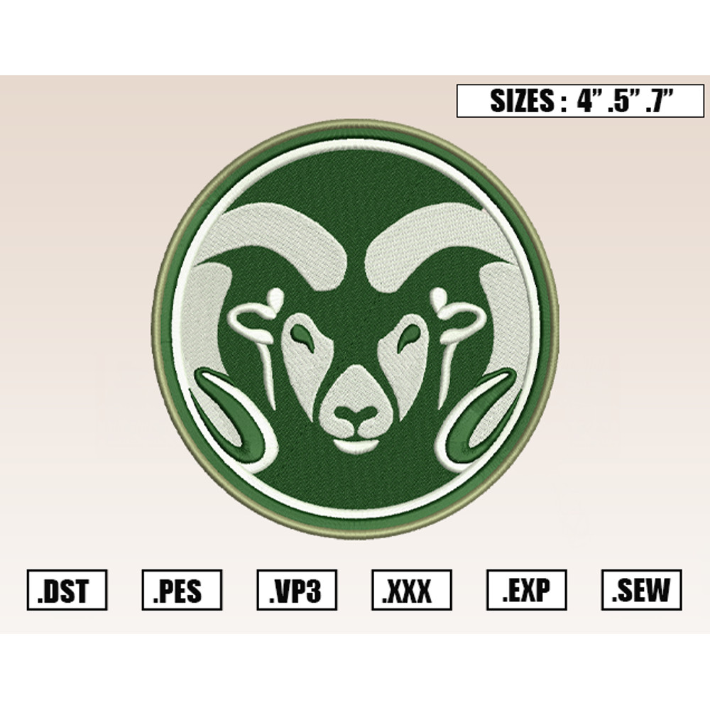 Colorado State Rams Embroidery Designs, NCAA Embroidery Design File Instant Download.png