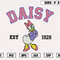 Disney Daisy Duck Est 1928 Embroidery Designs, Disney Embroidery Design File Instant Download.png