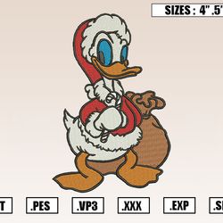 Donna Duck Christmas Embroidery Designs, Christmas Embroidery Design File ,Nike Embroidery94