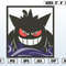 Gengar Embroidery Design, Pokemon Embroidery File, Anime Embroidery Design, Machine Embroidery Design, Instant Download.png