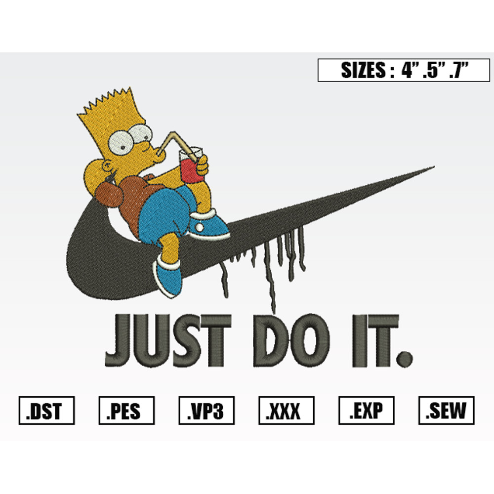 Nike Bart Simpson Embroidery Designs, Nike Embroidery Design File Instant Download.png