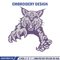 Abilene Christian mascot embroidery design, NCAA embroidery, Embroidery design, Logo sport embroidery, Sport embroidery..jpg