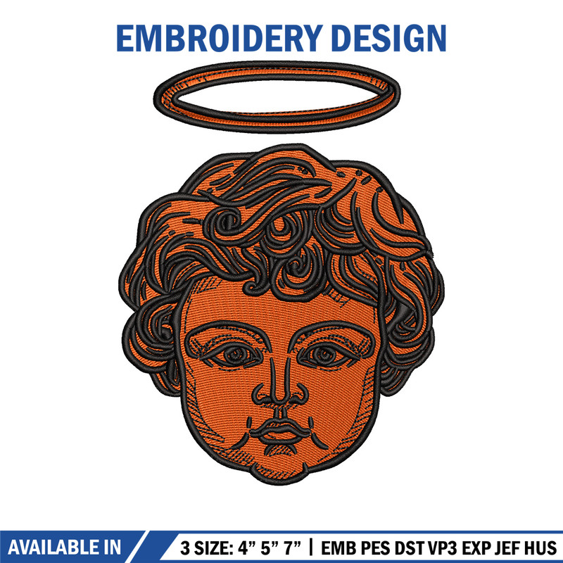 Angel baby embroidery design, Angel embroidery, Embroidery file, Embroidery shirt, Emb design, Digital download.jpg