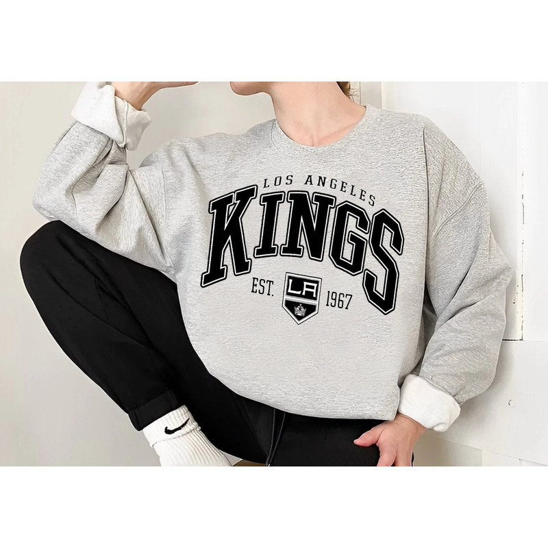 Vintage LAKings Shirt, Kings Sweater, Maple Tee, Hockey Sweatshirt, Hockey Sweatshirt, College Sweater, Hockey Fan Shirt.jpg