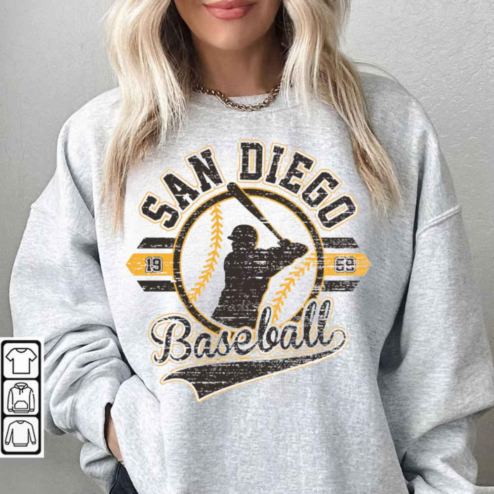 Vintage Mlb 90s Bootleg San Diego Shirt, San Diego Baseball Hoodie, Vintage Baseball Fan Shirt, Padres Shirt, Baseball Unisex 1.jpg