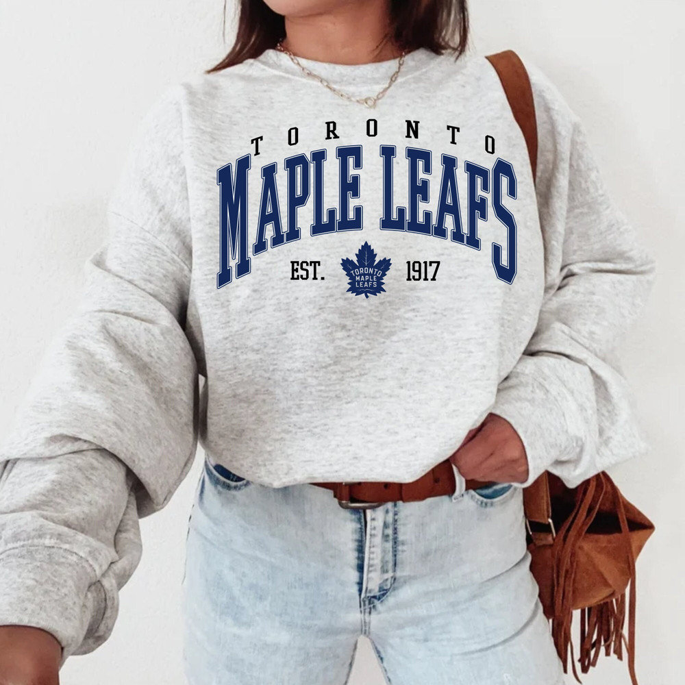 Vintage Sweatshirt, To.ronto Ma.ple Leafs Sweater, Maple Tee, Hockey Sweatshirt, Hockey Sweatshirt, College Sweater, Hockey Fan Shirt.jpg