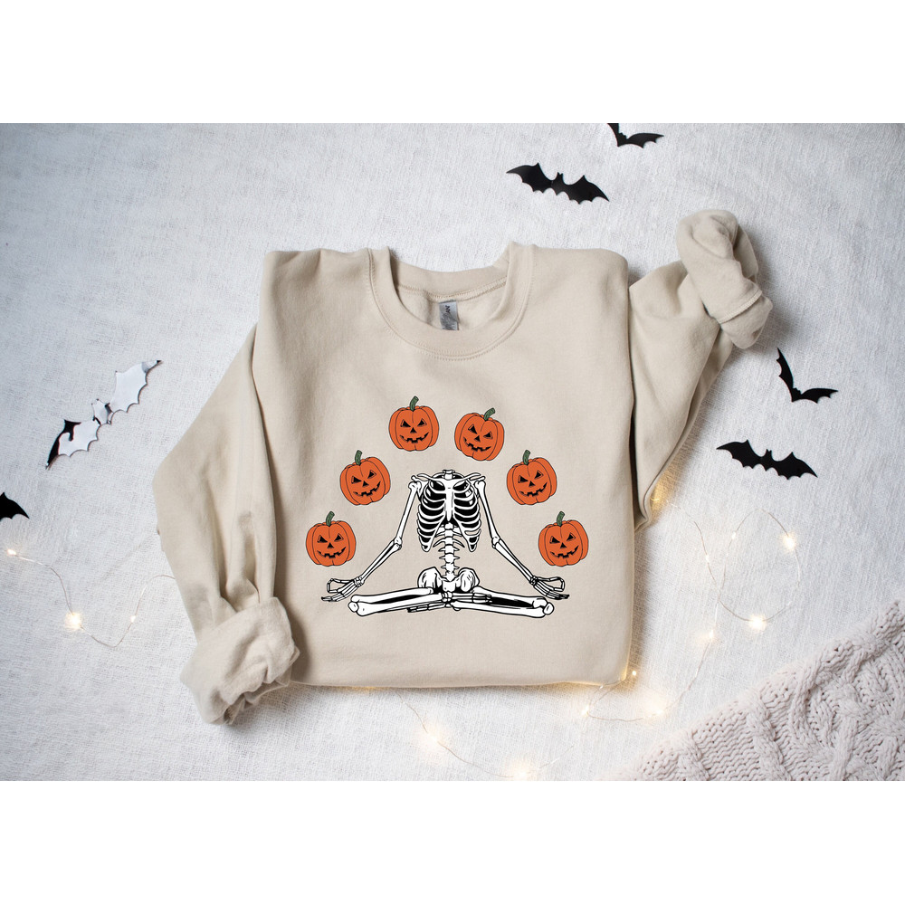 Pumpkin Sweatshirt, Pumpkin Sweater, Jack-o-Lantern Sweatshirt, Halloween Crewneck Sweatshirt, Halloween Sweater, Spooky Season, Fall Shirts.jpg