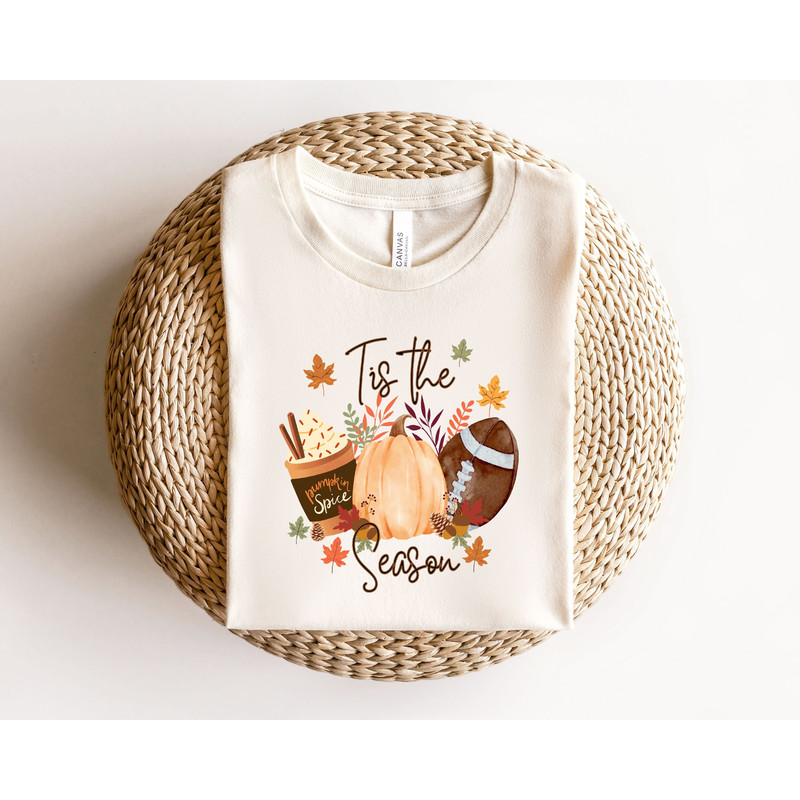 Tis The Season, Fall Coffee Shirt, Hot Coffee Sweathirt, Coffee Lovers Shirt, Fall Shirt, Pumpkin Latte Drink, Thanksgiving,Pumpkin Spice.jpg