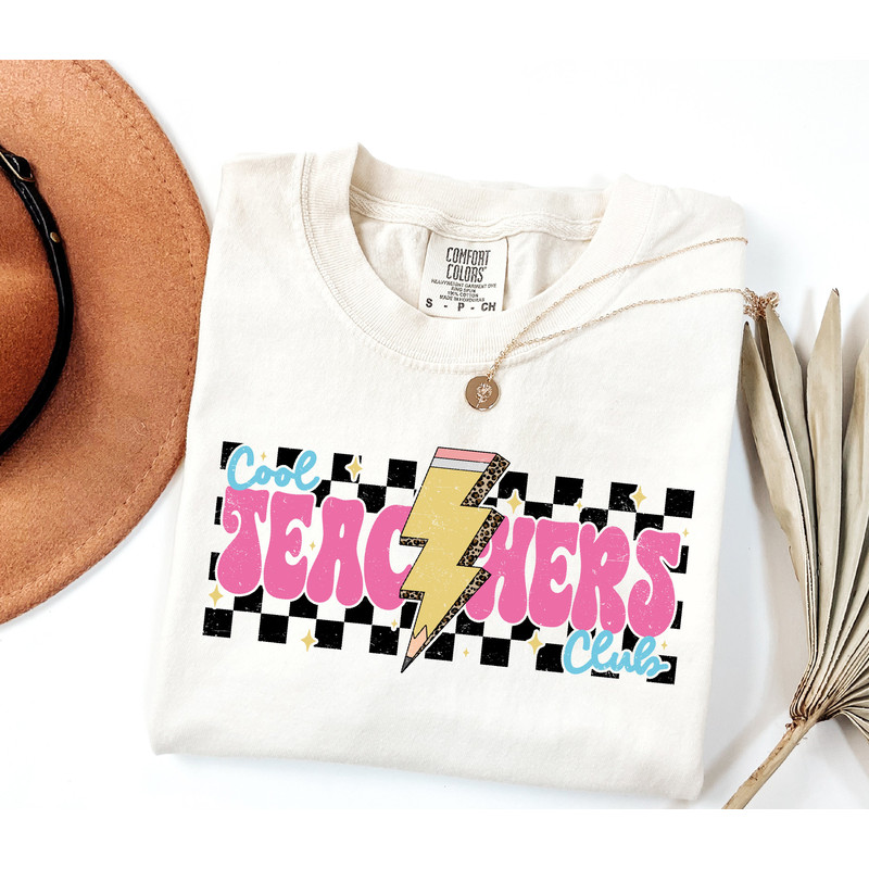 Comfort ColorsĀ® Cool Teachers Club Shirt, Cute Teacher Shirt, Teacher Appreciation Gift, Back To School, New Teacher Gift, Team Teacher Tee.jpg