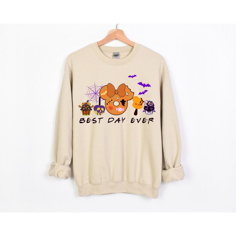 Disney Halloween Best Day Ever Sweatshirts, Halloween Family Shirt, Halloween Disney Shirt, Disney Halloween, Mickey And Minnie Shirt.jpg