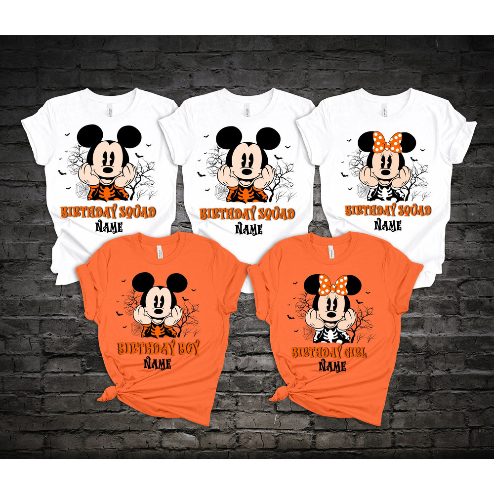 Disney Halloween Custom Family Birthday Shirt, Disney Halloween Birthday Gift for Boy Girl Shirt, Halloween Shirt, Custom Halloween Shirt 1.jpg