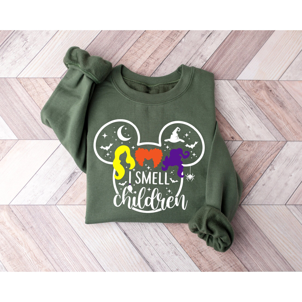 Disney Halloween I Smell Children Sweatshirts, Halloween Family Shirt, Halloween Disney Shirt, Disney Halloween, Mickey And Minnie.jpg