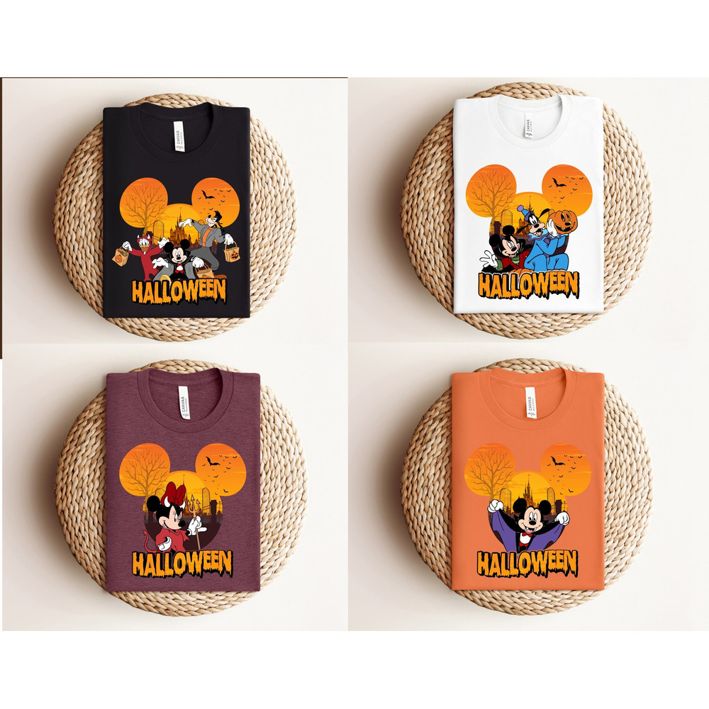 Disney Halloween Mickey and Friends Shirt, Mickey Halloween Shirt, Disney Halloween Custom Shirt, Personalized Disney Family Sweatshirt.jpg