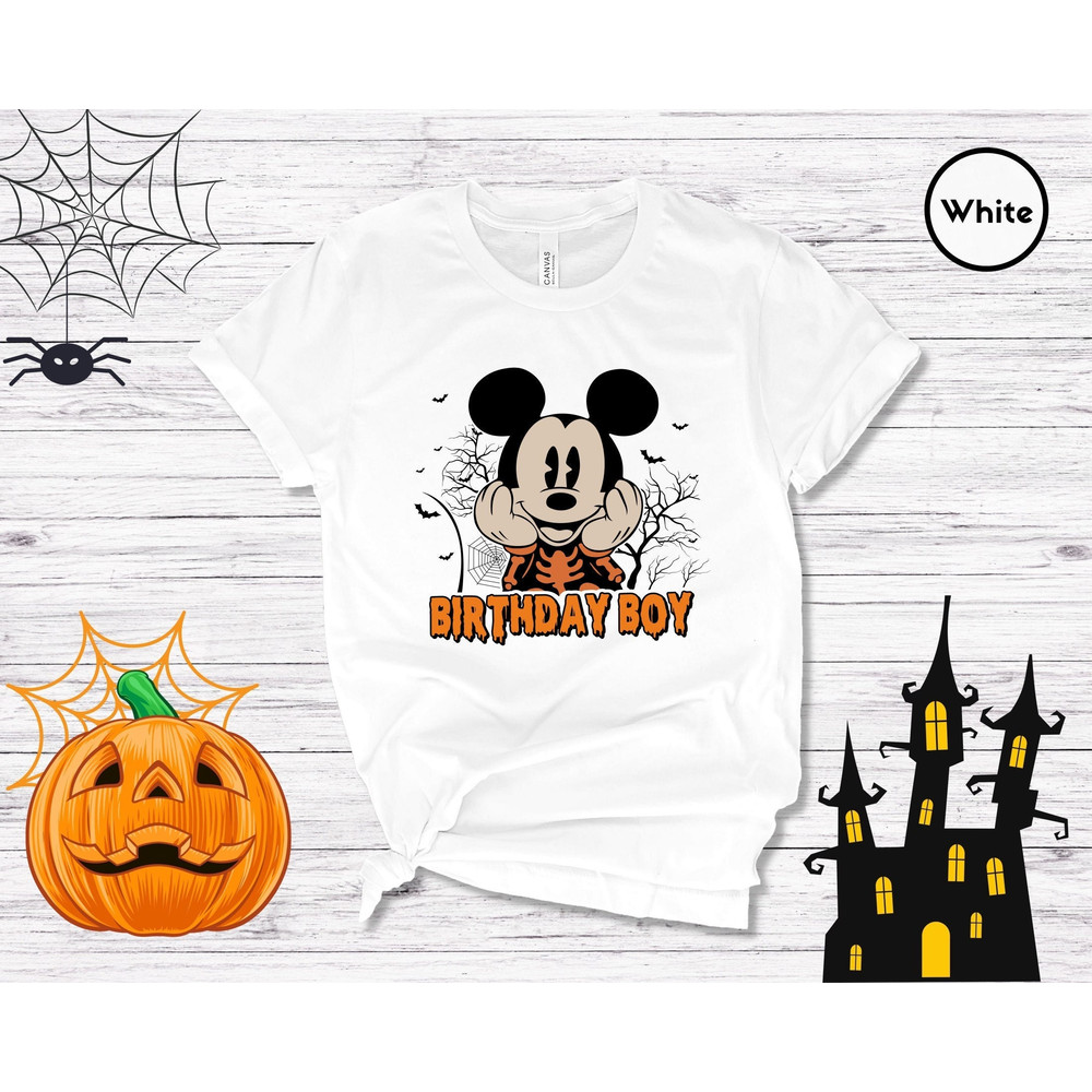 Halloween Birthday Boy Shirts, Halloween Family Shirts, Halloween Disney Shirt, Disney Halloween Shirt, Mickey Minnie and Friend.jpg
