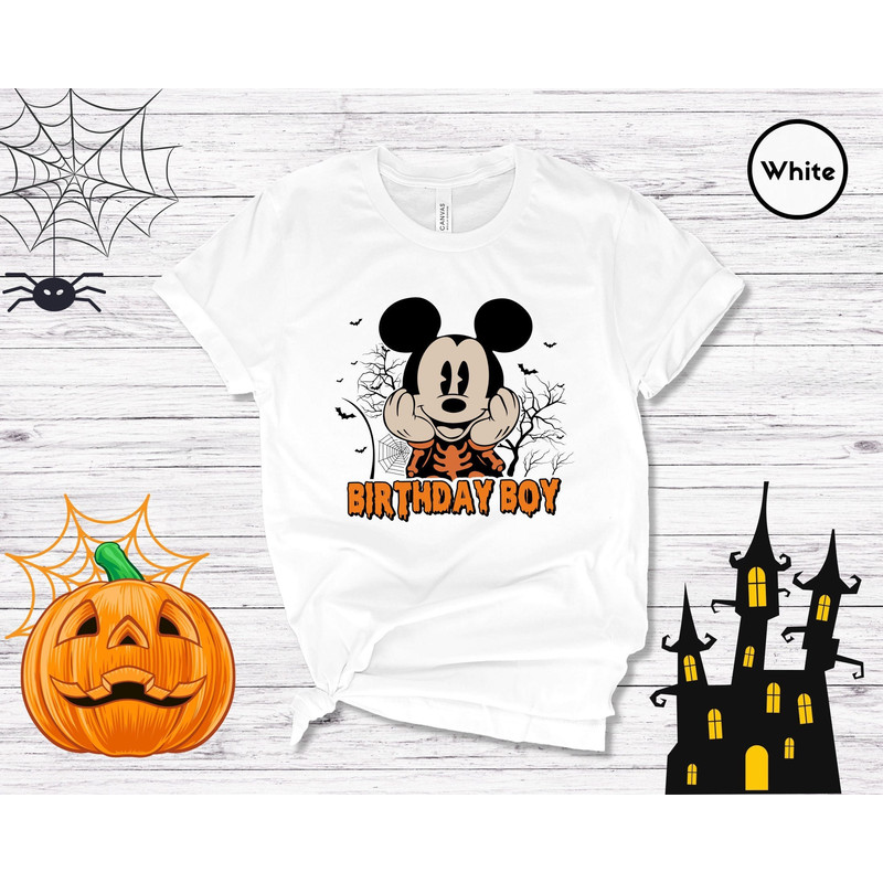 Halloween Birthday Boy Shirts, Halloween Family Shirts, Halloween Disney Shirt, Disney Halloween Shirt, Mickey Minnie and Friend.jpg