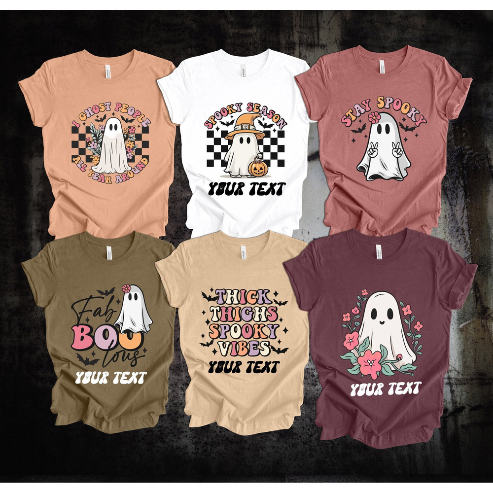 Halloween Ghost Sweatshirt, Halloweentown Shirt, Vintage Halloween Shirt, Halloween Gift, Halloween Custom Shirt, Halloween Matching.jpg