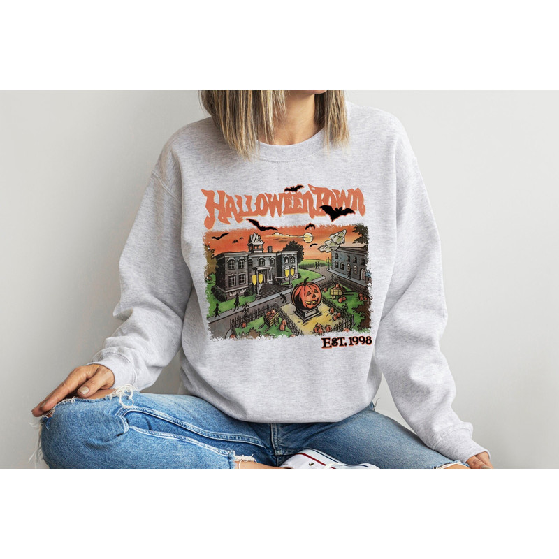 Halloweentown Est 1998 Sweatshirt, Halloweentown University, Retro Halloweentown Sweatshirt, Fall Sweatshirt, Vintage Halloween Sweatshirt.jpg