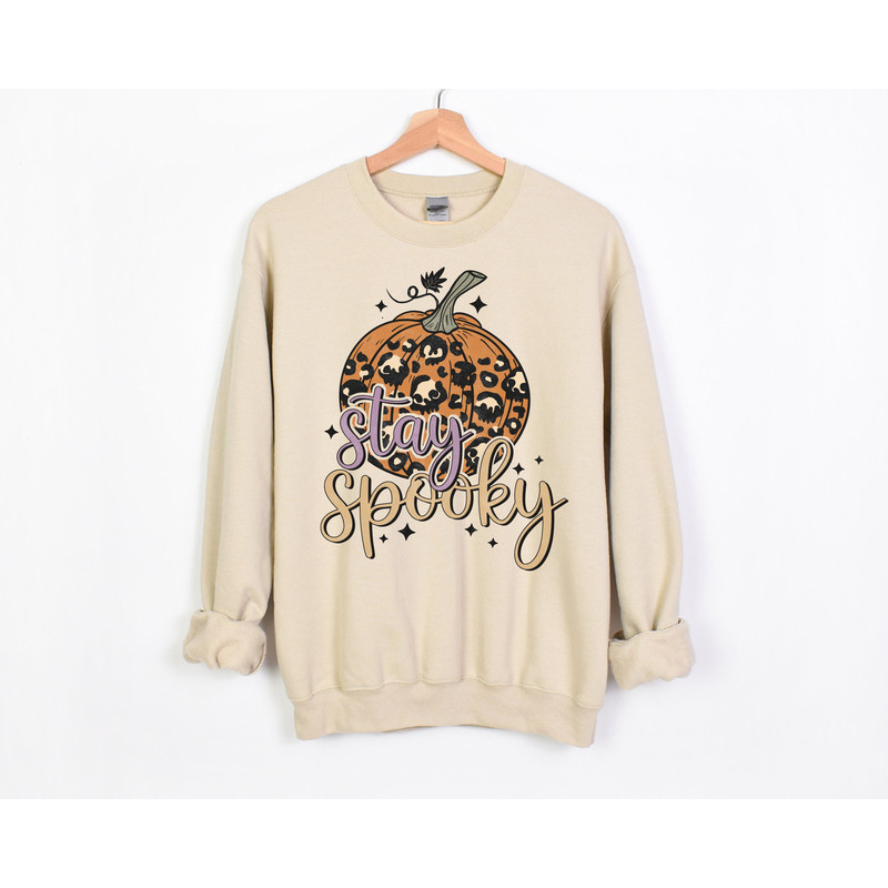 Stay Spooky Sweatshirt, Pumpkin Sweatshirt, Pumpkin Halloween Sweatshirt, Halloween Sweatshirt, Halloween Sweatshirt, Halloween Gift Shirt.jpg