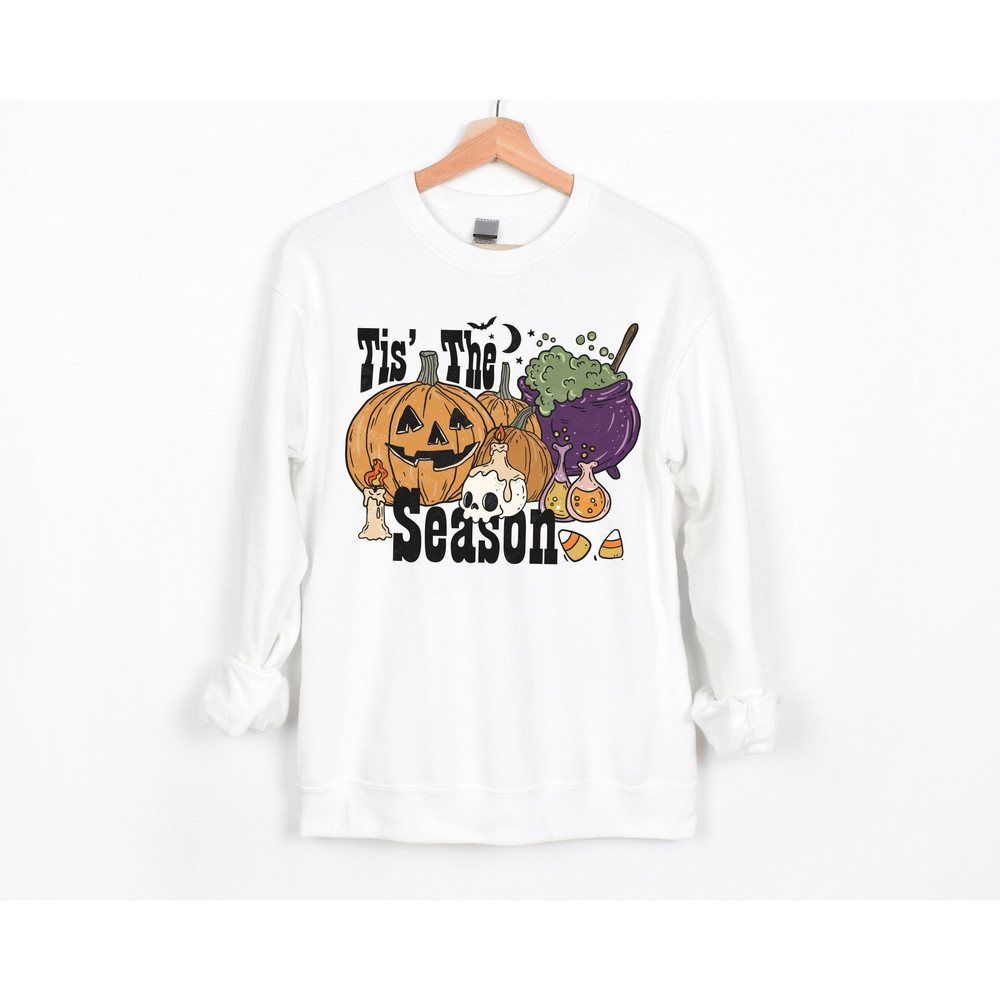 The Season Sweatshirt, Pumpkin Sweatshirt, Pumpkin Halloween Sweatshirt, Halloween Sweatshirt, Halloween Sweatshirt, Halloween Gift Shirt.jpg