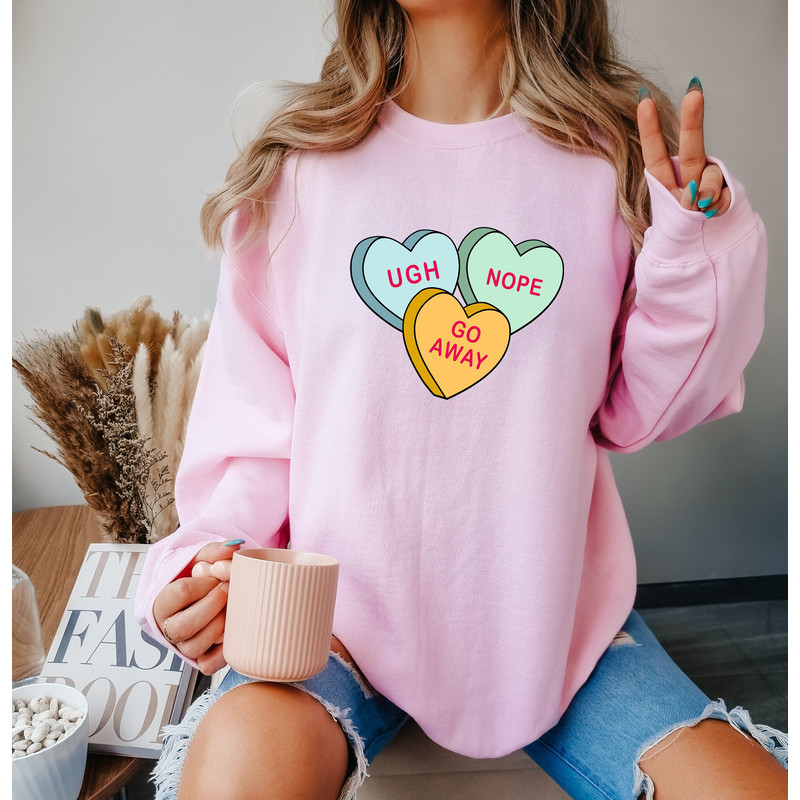 Anti Valentines Shirt, Women's Shirt, Antivalentine Day Shirt, Heart Shirt, Go Away Shirt, Feminist Shirt, Funny Tee, Funny Gift Shirt.jpg