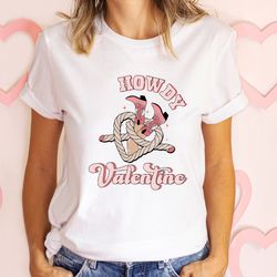 howdy valentine shirt, western valentins day, howdy shirt women, western valentines day gift, retro valentine day shirt,