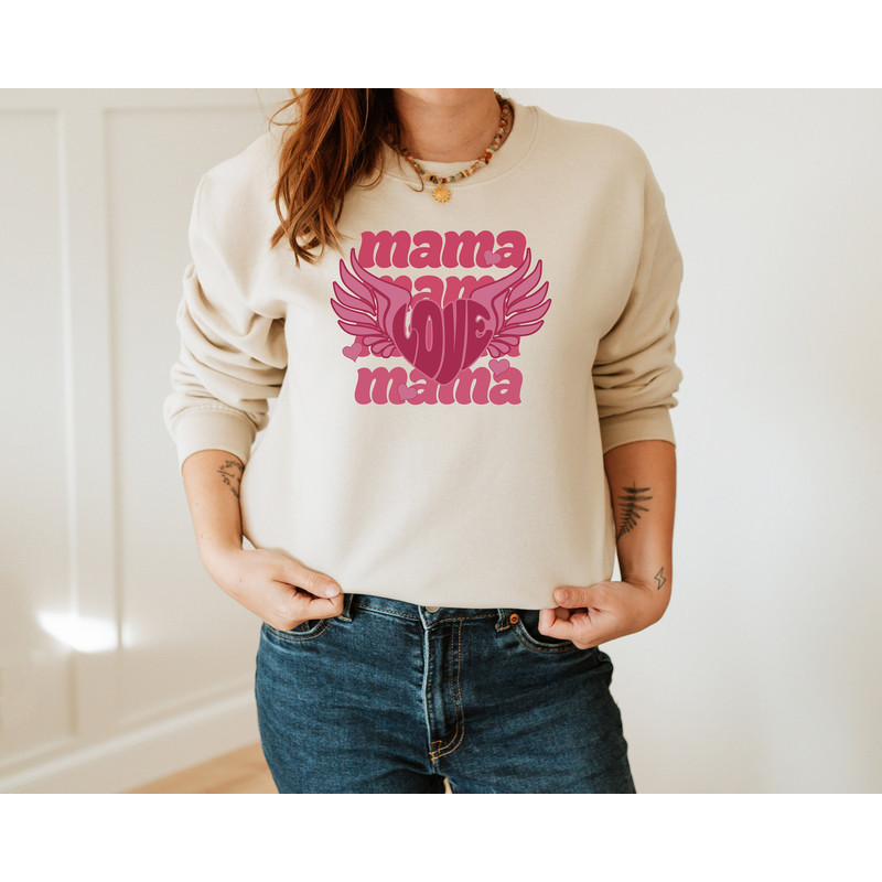 Mama Valentine Sweatshirt, Retro Valentines Day Gift, Valentines Day Sweatshirt, Valentines Mom Gift, Love Heart Valentines Hoodie,Mama Love.jpg