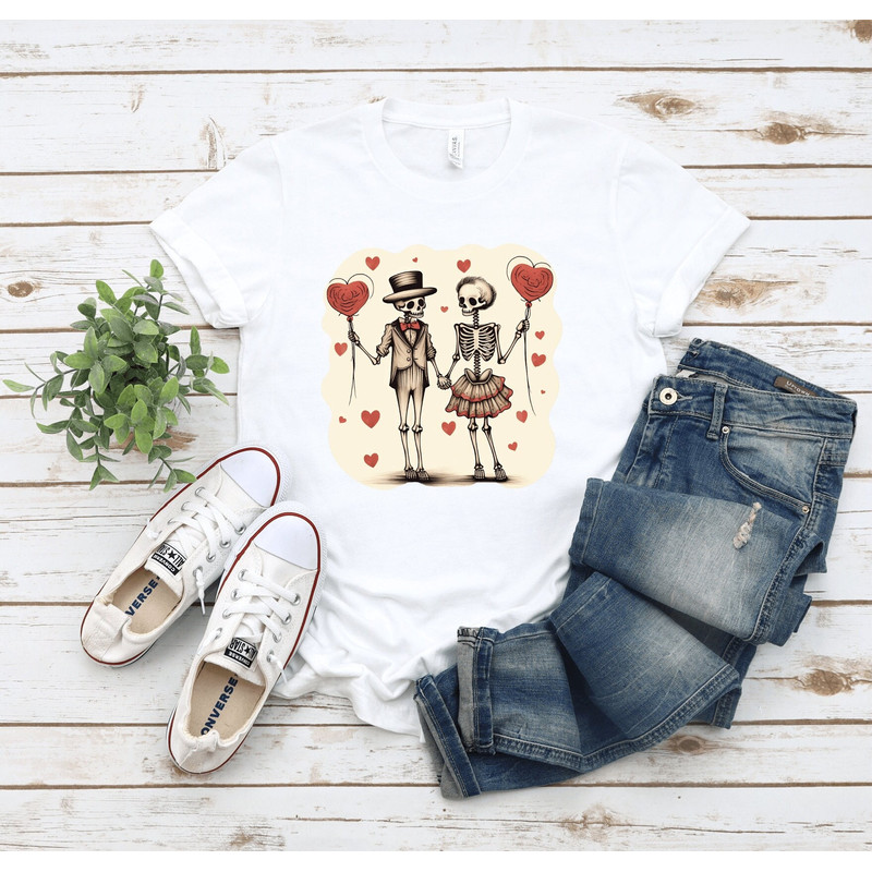 Skeleton Shirt, Valentine Shirt, Valentines Day Shirt, Valentines Day Shirt, Funny Valentine Shirt, Valentines Day Hoodie, Cute Skeleton.jpg