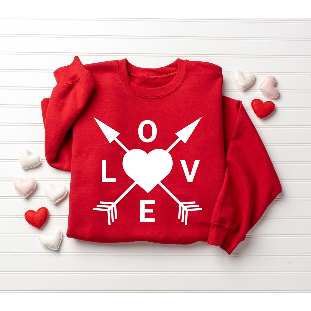 Cute Love Heart Sweatshirt, Valentines Sweatshirt, Valentine Gift, Love Sweatshirt, Valentines Day, Love Sweater, Heart Sweatshirt.jpg