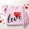 Cute Love Sweatshirt, Valentines Heart Sweatshirt, Women Valentine Gift, Valentines Day Shirt, Valentines Sweater, Valentine Crewneck.jpg