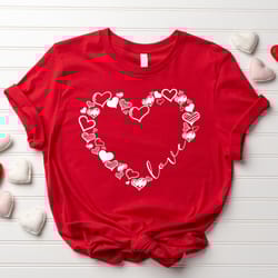 womens love shirt, heart valentines shirt, graphic valentine tee, love shirt, valentines day shirt, mom valentine shirt