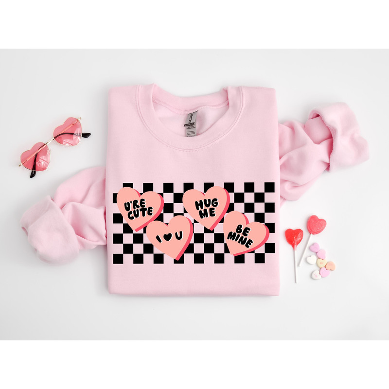 Checkered Valentines Shirt, You Are Mine Shirt, Be Mine Shirt, Hug Me, Valentines Day Shirt, Funny Valentines Day Tee, Valentines Gift.jpg