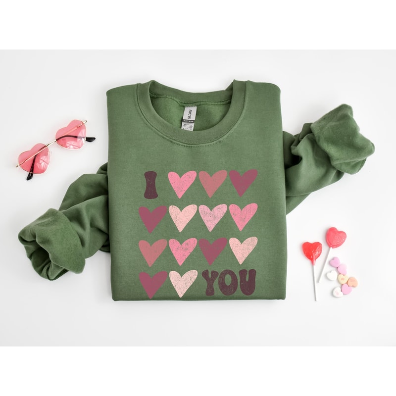 I Love You Sweatshirt, Cute Heart Shirt. Cute Heart Shirt, Valentines Day Sweatshirt, Valentine Sweatshirt, Womens Valentines Day Shirt.jpg