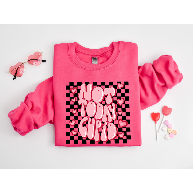 Not Today Cupid Retro Sweatshirt, Cupid Valentine's Day Shirt,Valentine's Day Gift, Couple Shirt,Happy Valentine's Day Hoodie, Funny Shirt.jpg