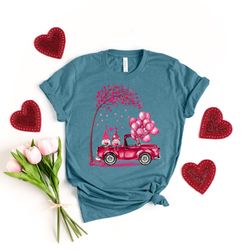 valentines gnome shirt, love tree, love valentines yall shirt, cute valentines day shirt, cute heart shirt, happy valen