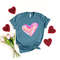 Watercolor Doodle Heart Valentines Shirt, Heart Shirt, Valentines Day Shirt, Colorful Heart Shirt, Cute Heart Shirt Unisex, Valentines Shirt.jpg