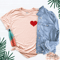 Pocket Size Watercolor Heart T-Shirt, Valentine's Day Shirt, Cute Heart Pocket Tees, Pocket Size Heart Shirt, Cute Heart Shirt, Heart Shirt.jpg