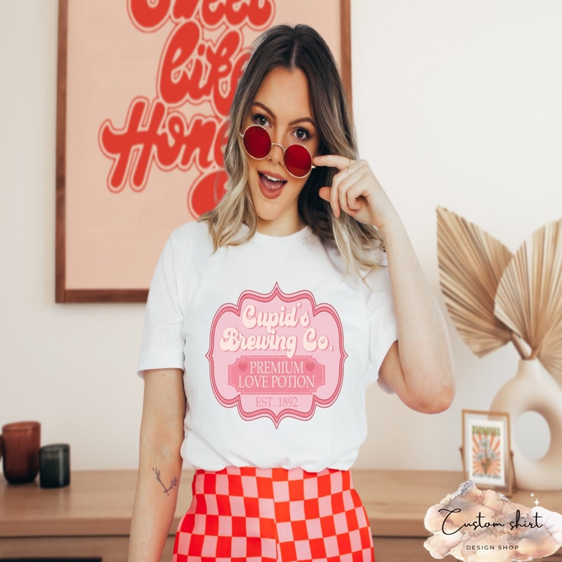Cupid's Brewing Co Valentine's Day Shirt, Premium Love Potions Tee, Cupid Shirt, Love Shirt, Cute Valentines Day Shirt.jpg
