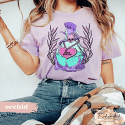 pastel goth valentines day shirt, creepy love potion valentines day tshirt, retro comfort colors valentines day tee, got