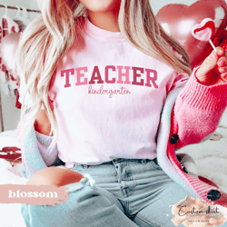valentines day kindergarten teacher shirt, kindergarten teacher gift, valentines teacher gift, comfort colors kindergart
